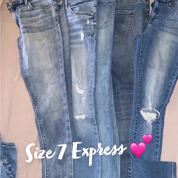 Express jeans size 7! Barely used Fashion Nova Jeans barely used some with tags! - Picture 1 of 5